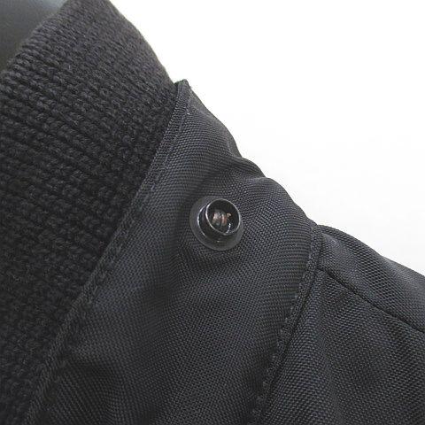 【中古】シーピーカンパニー C.P.COMPANY ジャケット 50 黒系 ブラック ジップアップ ポケット 毛 ウール 無地 メンズ