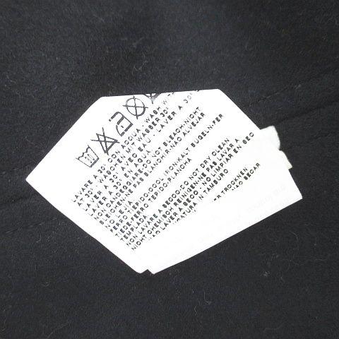 【中古】シーピーカンパニー C.P.COMPANY ジャケット 50 黒系 ブラック ジップアップ ポケット 毛 ウール 無地 メンズ