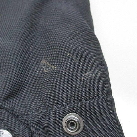 【中古】シーピーカンパニー C.P.COMPANY ジャケット 50 黒系 ブラック ジップアップ ポケット 毛 ウール 無地 メンズ