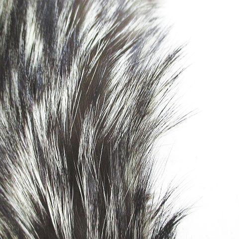 中古】ティペット マフラー フォックスファー 毛皮 茶系 ブラウン