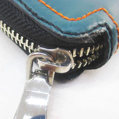 【中古】マルニ MARNI 長財布 ロゴデザイン グリーン ラウンドファスナー トランク メンズ レディース 中古】マルニ MARNI 長財布 ロゴデザイン グリーン ラウンドファスナー