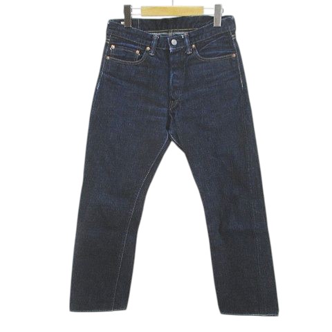 【中古】桃太郎ジーンズ MOMOTARO JEANS 0205SP デニムパンツ ジーンズ ボタンフライ 29 紺系 ネイビー インディゴ 日本製 ライン メンズ