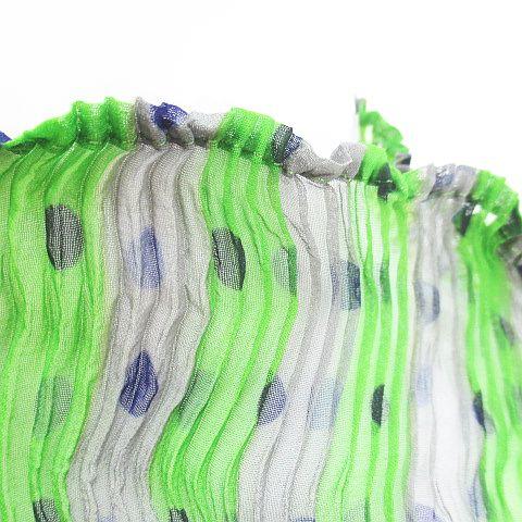 【中古】イッセイミヤケ ISSEY MIYAKE FETE IF44FJ778 ストライプ柄 水玉 ドット 長袖 カットソー プリーツ 3 