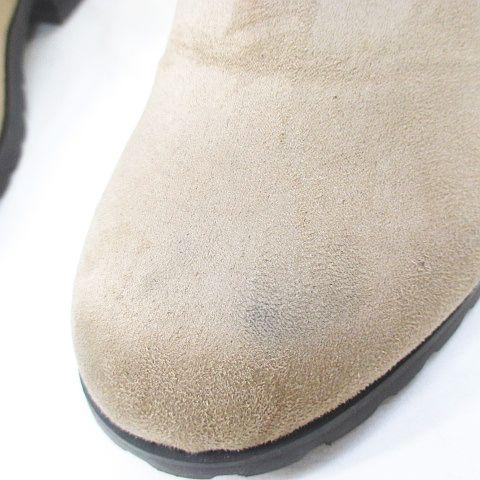 中古】ピンクハウス PINK HOUSE ロングブーツ フェイクレザーフリル