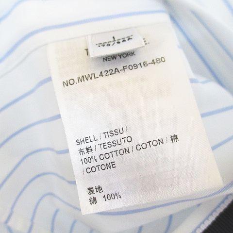 中古】トムブラウン THOM BROWNE ストライプ柄 長袖 シャツ ボタン