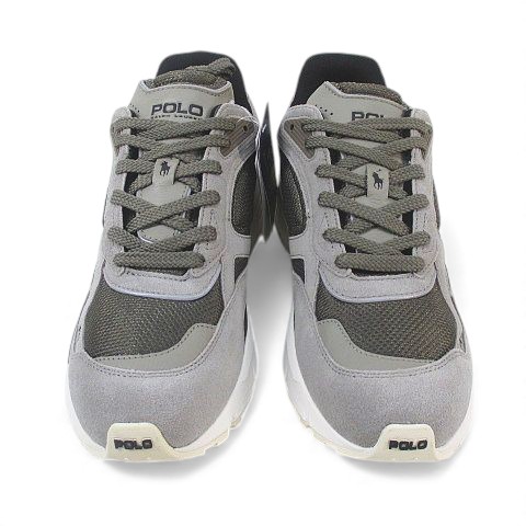 【中古】未使用品 ポロ ラルフローレン POLO RALPH LAUREN TRACKSTR 275 ローカットスニーカー グレー 28.0cm メンズ