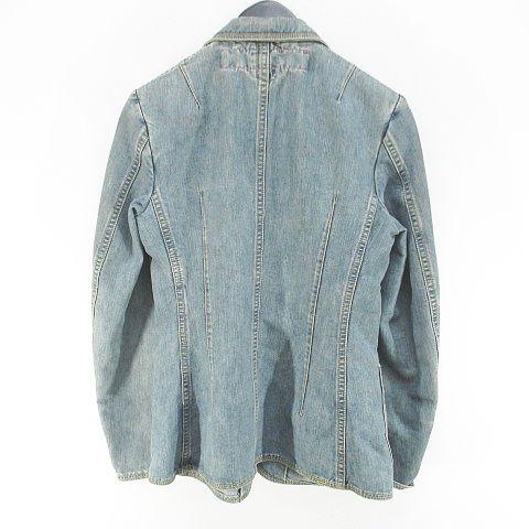 【中古】ジュンヤワタナベマン コムデギャルソン UO-J019 AD2004 テーラード ジャケット デニムジャケット M ブルー_1