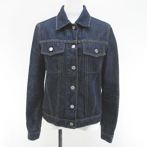【中古】ヘルムートラング HELMUT LANG 745 HD 5205 001 0U ジージャン デニムジャケット 38 紺系 ネイビー