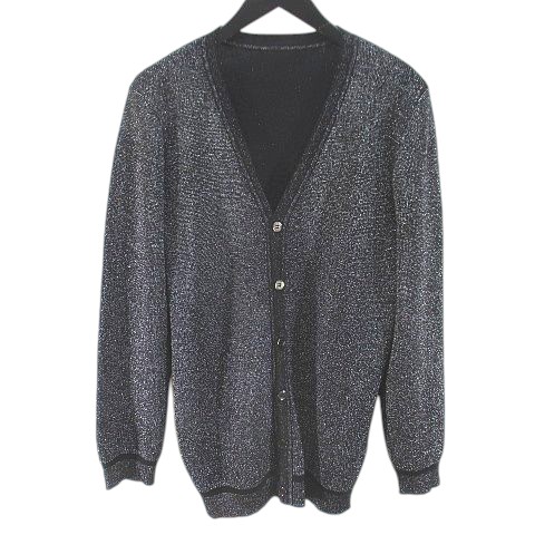 中古】グッチ GUCCI 224380 Z7395 長袖 カーディガン ニット L 黒系