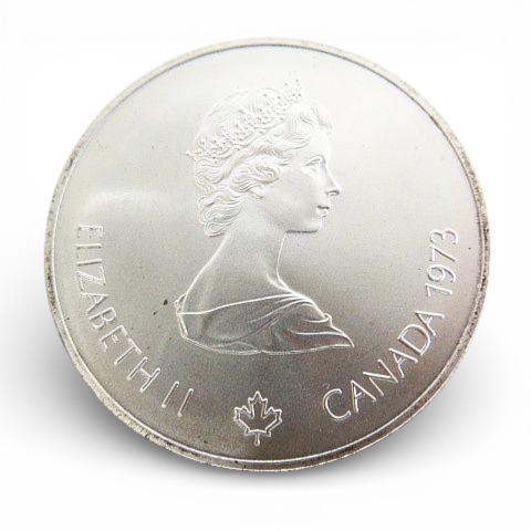 中古】モントリオールオリンピック 1976 24.1g シルバー 記念銀貨 5