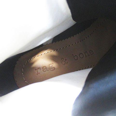 【中古】ラグ&amp;ボーン RAG&amp;BONE ショートブーツ レースアップ 36 アイボリー レザー レディース_7