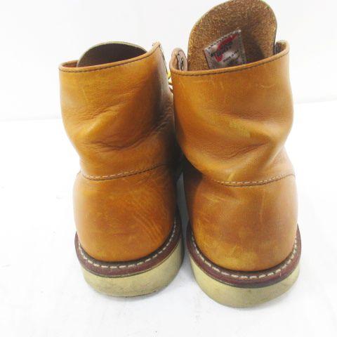 【中古】レッドウィング REDWING 9107 アイリッシュセッター プレーントゥ ワークブーツ 25.0?p USA製 7D メンズ_4