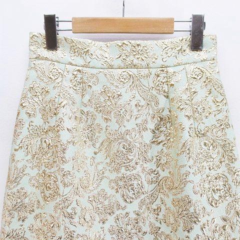 中古】ドルチェ&ガッバーナ ドルガバ DOLCE&GABBANA 膝丈 台形スカート