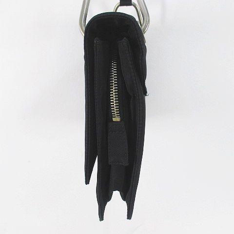 【中古】プラダ PRADA ショルダーバッグ シルバー金具 ブラック 黒系 イタリア製 レディース_2