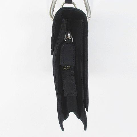 【中古】プラダ PRADA ショルダーバッグ シルバー金具 ブラック 黒系 イタリア製 レディース_4