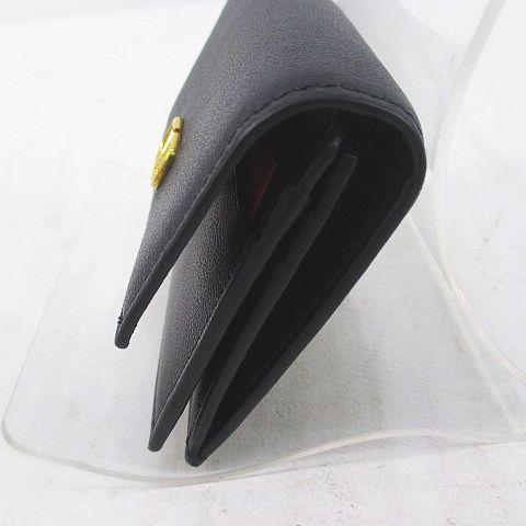 【中古】ヴァレンティノ ガラヴァーニ VALENTINO GARAVANI SW9P0T59DSH Vスリング なめし革 二つ折りウォレット