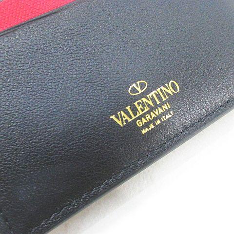 【中古】ヴァレンティノ ガラヴァーニ VALENTINO GARAVANI SW9P0T59DSH Vスリング なめし革 二つ折りウォレット