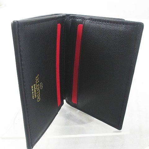 【中古】ヴァレンティノ ガラヴァーニ VALENTINO GARAVANI SW9P0T59DSH Vスリング なめし革 二つ折りウォレット