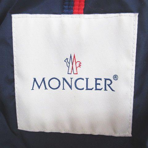 【中古】モンクレール MONCLER E29544133105 NEW GASTONET ダウンジャケット 紺系 ネイビー ジップアップ_2