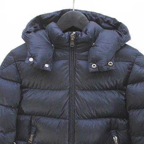 【中古】モンクレール MONCLER E29544133105 NEW GASTONET ダウンジャケット 紺系 ネイビー ジップアップ_3