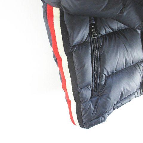 【中古】モンクレール MONCLER E29544133105 NEW GASTONET ダウンジャケット 紺系 ネイビー ジップアップ_5