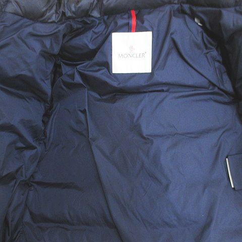 【中古】モンクレール MONCLER E29544133105 NEW GASTONET ダウンジャケット 紺系 ネイビー ジップアップ_6