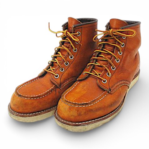 【中古】レッドウィング REDWING Moc Style No.875 6-inch Classic Moc 6インチ クラシックモック 7.5 ブラウン 茶系