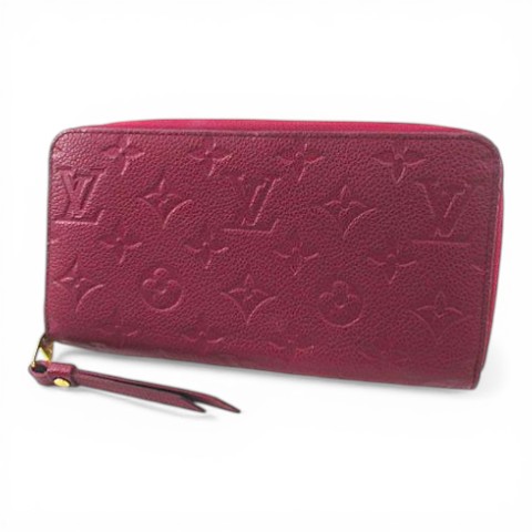 【中古】ルイヴィトン LOUIS VUITTON M60549 モノグラムアンプラント ジッピーウォレット ラウンドファスナー 長財布