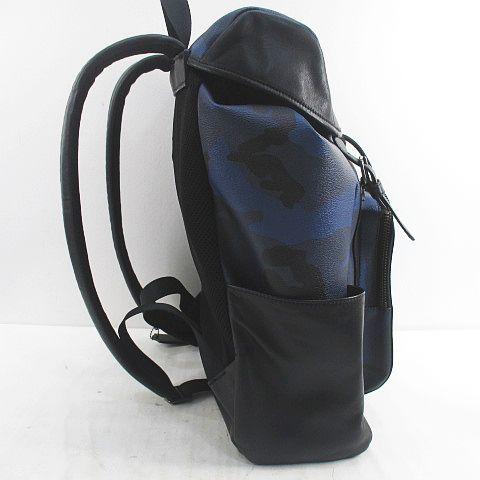 中古】コーチ COACH ヘンリー バックパック リュックサック カモフラ