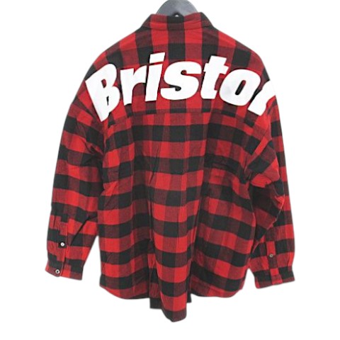 【中古】未使用品 エフシーレアルブリストル F.C.Real Bristol FCRB FCRB-212078 2021AW BIG チェック ネルシャツ S