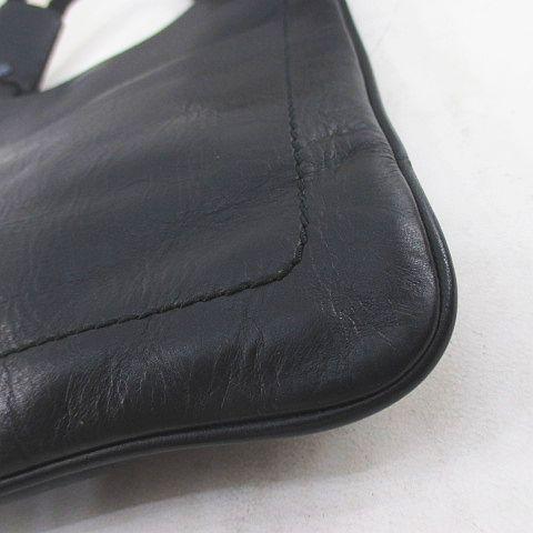 【中古】バリー BALLY ショルダーバッグクロスボディ 斜めがけ ブラック 黒系 メンズ レディース_5