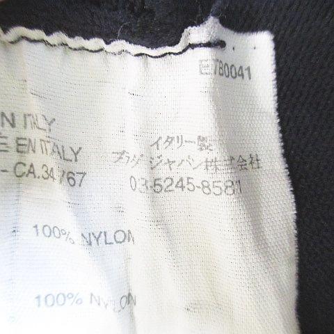 【中古】プラダ PRADA ノースリーブ ニット セーター ベスト Vネック 40 紺系 ネイビー イタリア製 無地 レディース_2