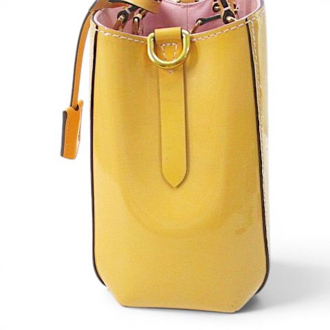 【中古】ルイヴィトン LOUIS VUITTON モノグラム ヴェルニ M50169 モンテーニュBB トートバッグ  ベージュ_3