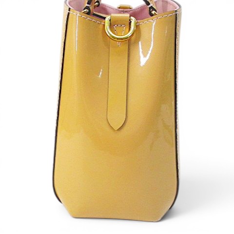 【中古】ルイヴィトン LOUIS VUITTON モノグラム ヴェルニ M50169 モンテーニュBB トートバッグ  ベージュ_4