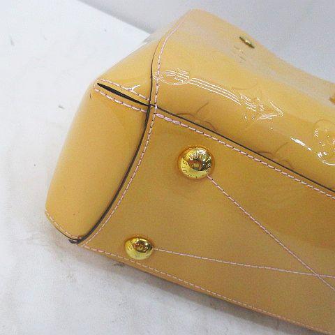【中古】ルイヴィトン LOUIS VUITTON モノグラム ヴェルニ M50169 モンテーニュBB トートバッグ  ベージュ_6