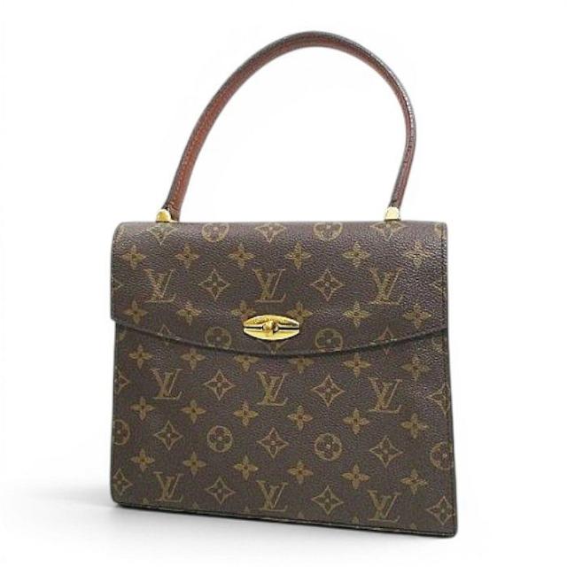 【中古】ルイヴィトン LOUIS VUITTON マルゼルブ M51379 ハンドバッグ モノグラム ブラウン フランス製 レディース