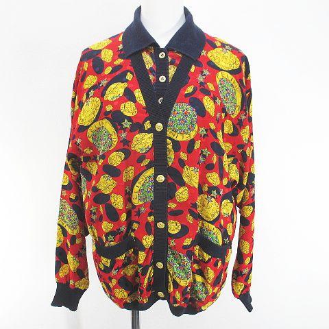 【中古】セリーヌ CELINE ヴィンテージ アンサンブル 長袖 シャツカーディガン 五分袖 ポロシャツ カットソー  38 40