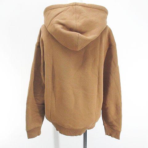 【中古】Sマックスマーラ 'S Max Mara 2419921011 ロゴ刺繍 プルオーバーパーカー  M 茶系 ブラウン_1