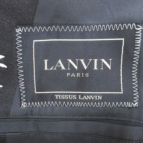 【中古】ランバン LANVIN セットアップ スーツ テーラード ジャケット ロングパンツ スラックス ジップフライ 背抜き_2