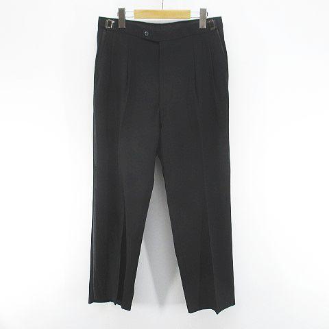 【中古】ランバン LANVIN セットアップ スーツ テーラード ジャケット ロングパンツ スラックス ジップフライ 背抜き_4
