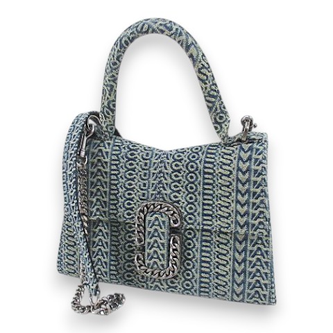 【中古】マークジェイコブス MARC JACOBS  THE MINI TOP HANDLE  ハンド ショルダー 2WAYバッグ チェーン総柄
