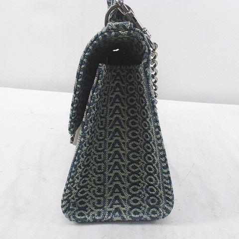 【中古】マークジェイコブス MARC JACOBS  THE MINI TOP HANDLE  ハンド ショルダー 2WAYバッグ チェーン総柄_2