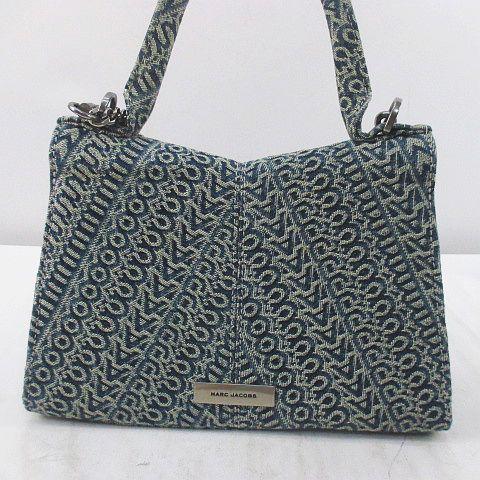 【中古】マークジェイコブス MARC JACOBS  THE MINI TOP HANDLE  ハンド ショルダー 2WAYバッグ チェーン総柄_3