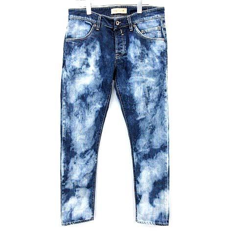 中古 シビリア Siviglia デニムパンツ ブリーチ加工 ボタンフライ 31 インディゴ G メンズの通販はau Pay マーケット ブランド古着のベクトル