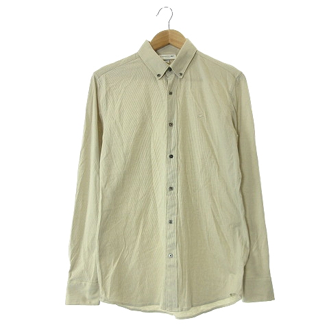 中古 ラコステ Lacoste シャツ 長袖 ストライプ Fr3 ベージュ 白 ホワイト Ak26 メンズの通販はau Pay マーケット ブランド古着のベクトル