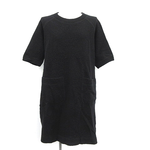 中古 マリメッコ Marimekko ワンピース ニット ひざ丈 半袖 S 黒 ブラック Ad24 レディースの通販はau Pay マーケット ブランド古着のベクトル