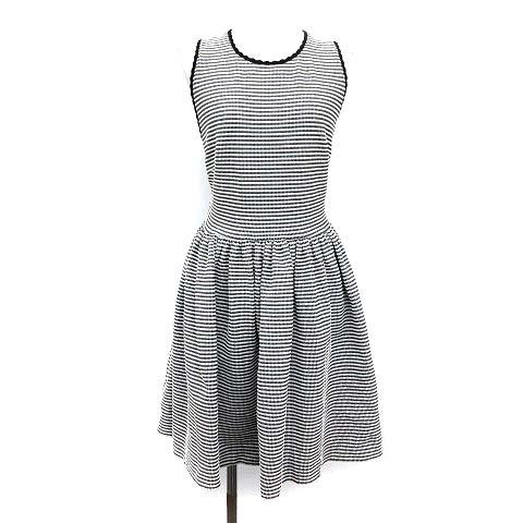 中古 未使用品 ミュウミュウ Miumiu 18年製 ワンピース Jersey Dress ひざ丈 ノースリーブ ボーダー L 白 黒の通販はau Pay マーケット ブランド古着のベクトル