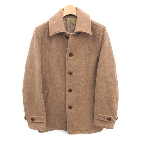 中古 シップス Ships メルトン シングル Pコート ピーコート ラムウール アウター 中綿 S ベージュ Ym メンズの通販はau Pay マーケット ブランド古着のベクトル