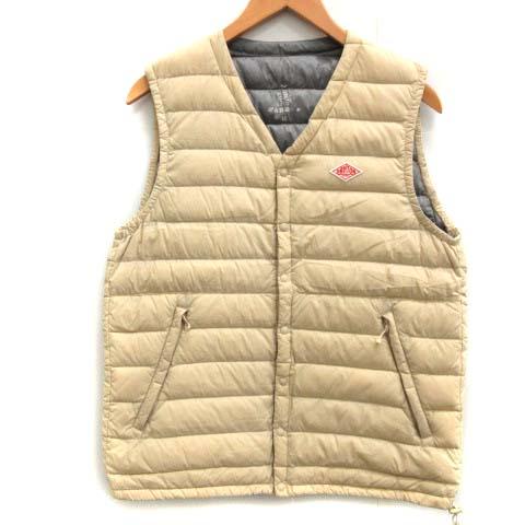 中古 ダントン Danton 40 L 17aw Vネックインナーダウンベスト ベージュ Ek メンズの通販はau Pay マーケット ブランド古着のベクトル