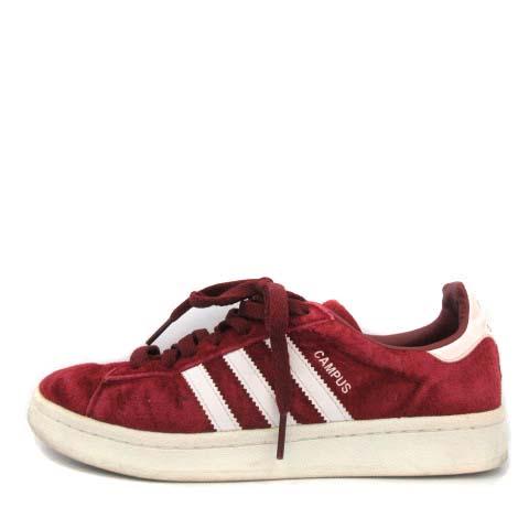中古 アディダスオリジナルス キャンパス スニーカー シューズ スリーストライプ 23 5cm ボルドー レディースの通販はau Pay マーケット ブランド古着のベクトル